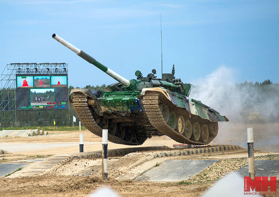 Tăng thiết giáp Belarus trước thềm Hội thao Quân sự quốc tế